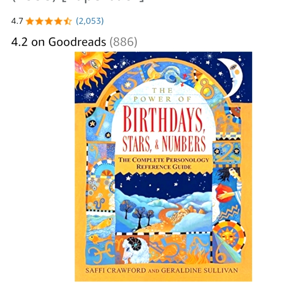 Power of Birthdays Stars & Numbers: Complete  Personology BOOK 829 Pages New AGE